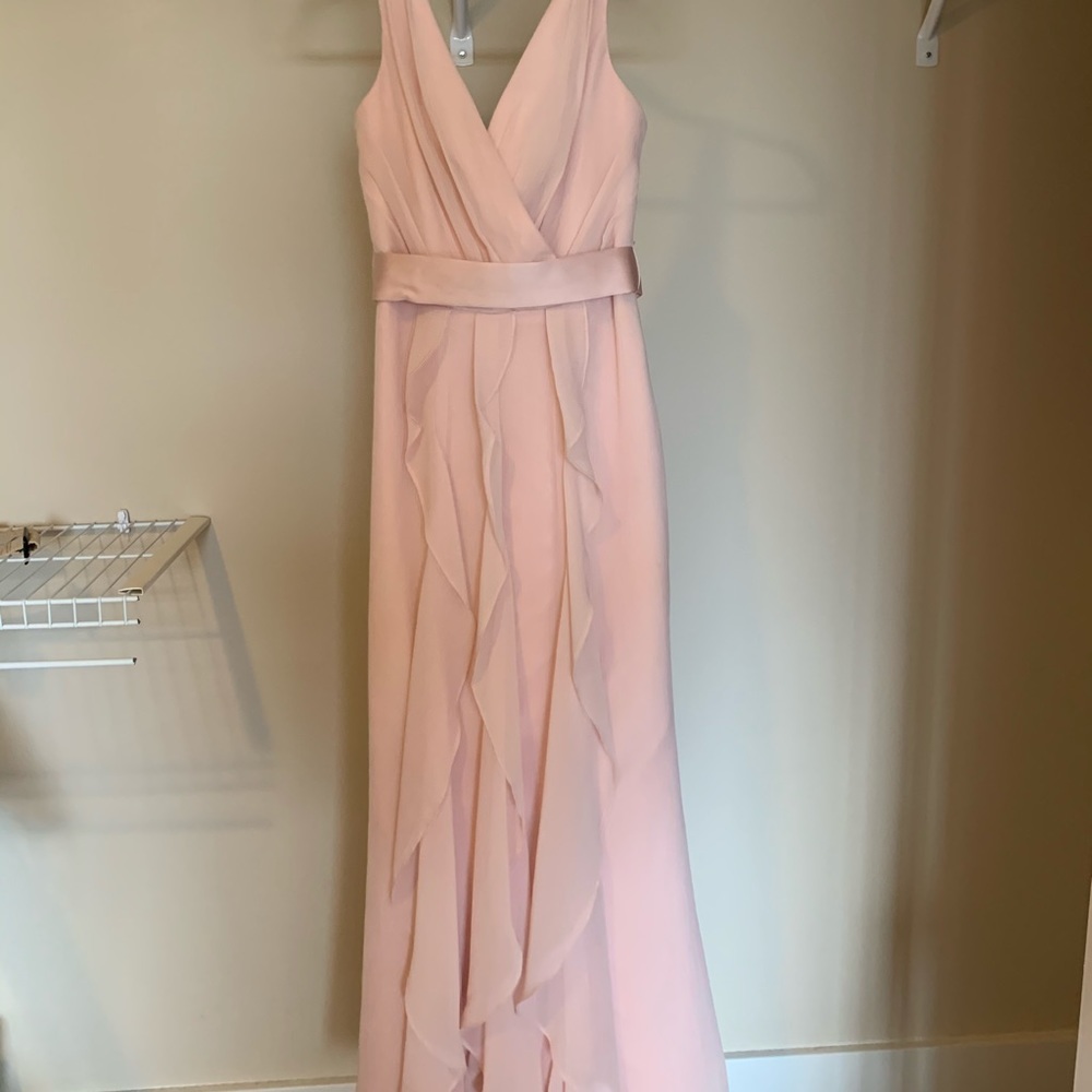 Vera Wang WHITE Collection Blush Bridesmaid Dress